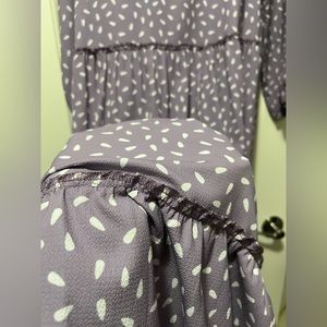 Long dress, maxi dress purple hijab